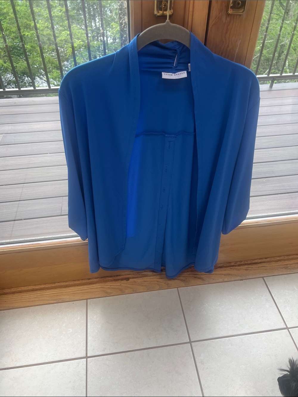 Susan Graver long top jacket